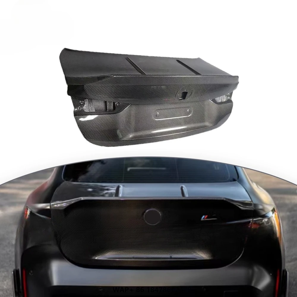 Dry Carbon Fiber M4 G82 Trunk Lid Rear Back Trunk Door Lid Cover Replacement Exterior Cover Car Upgrade Accessories
Dry Carbon Fiber M4 G82 Trunk Lid Rear Back Trunk Door Lid Cover Replacement Exterior Cover Car Upgrade Accessories