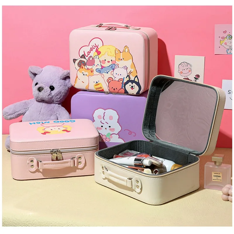 Cosmetic Case Cosmetic Storage Bag Portable Travel Large Capacity Student Dormitory Suitcase Multifunctional Cartoon Suitcase
Cosmetic Case Cosmetic Storage Bag Portable Travel Large Capacity Student Dormitory Suitcase Multifunctional Cartoon Suitcase