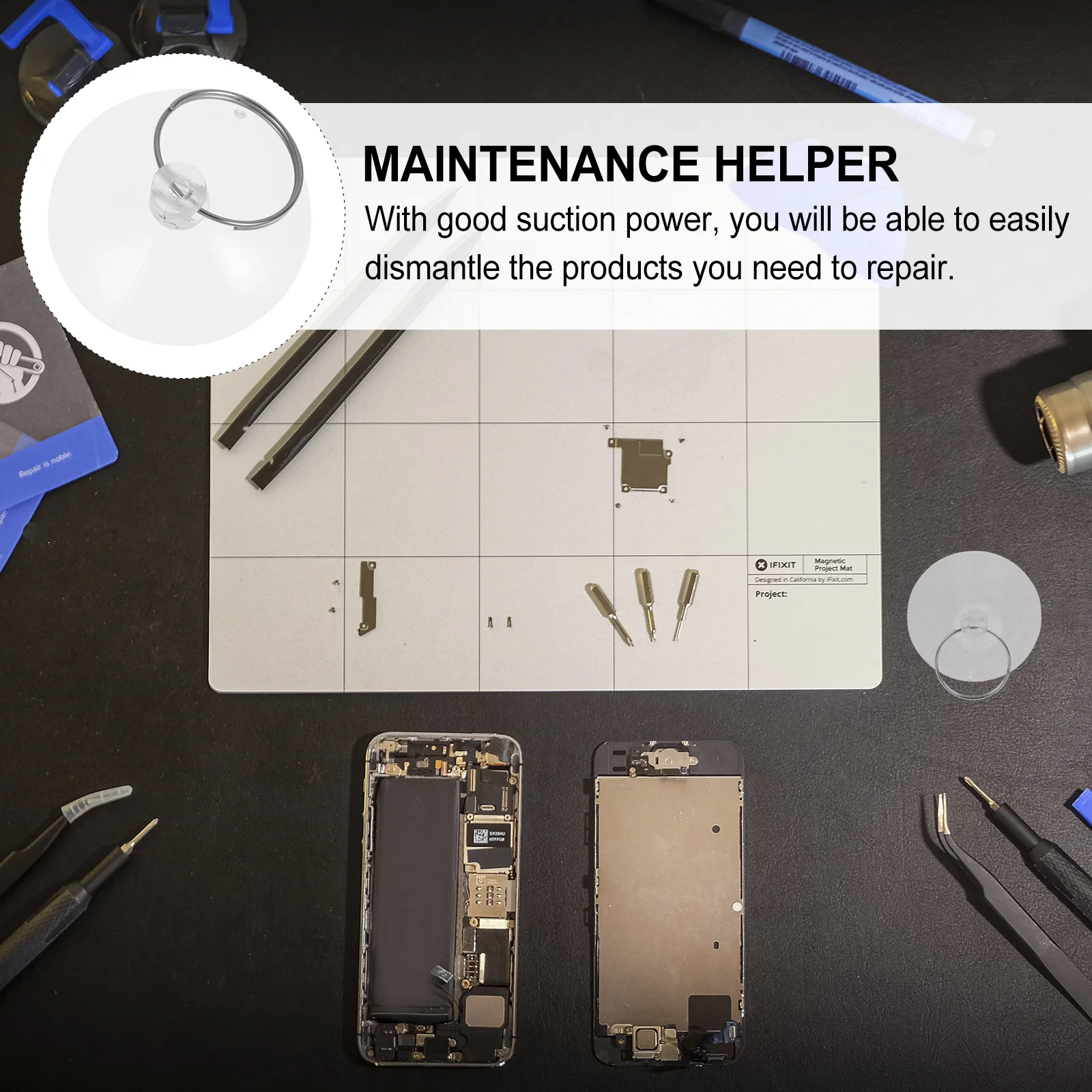 50 шт., инструменты для ремонта телефона, присоски для экрана, прочный ПВХ, маленькая присоска, инструмент, мобильный планшет, открывающееся экран, ремонтные кольцевые чашки
50 шт., инструменты для ремонта телефона, присоски для экрана, прочный ПВХ, маленькая присоска, инструмент, мобильный планшет, открывающееся экран, ремонтные кольцевые чашки