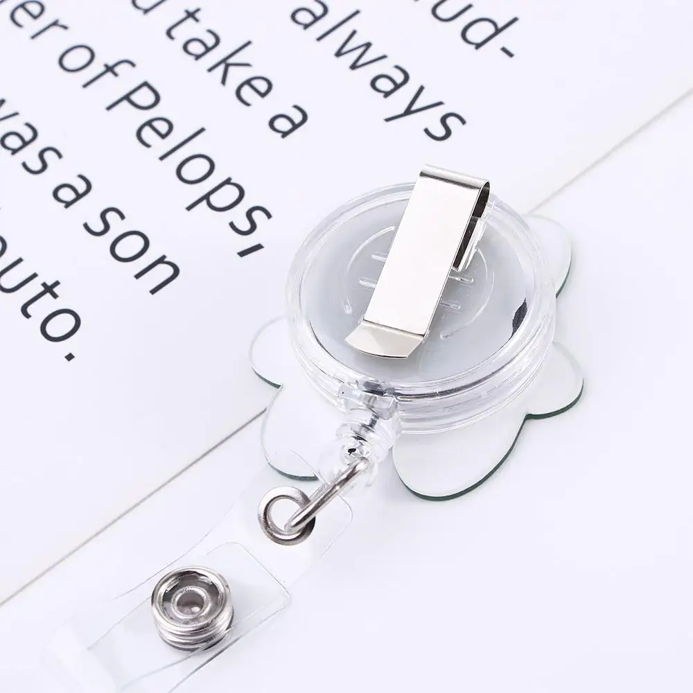Candy Color Office Supplies Reel Clip Acrylic Student Badge Holder Name Card Holder ID Card Clips Retractable Badge Reel
Candy Color Office Supplies Reel Clip Acrylic Student Badge Holder Name Card Holder ID Card Clips Retractable Badge Reel