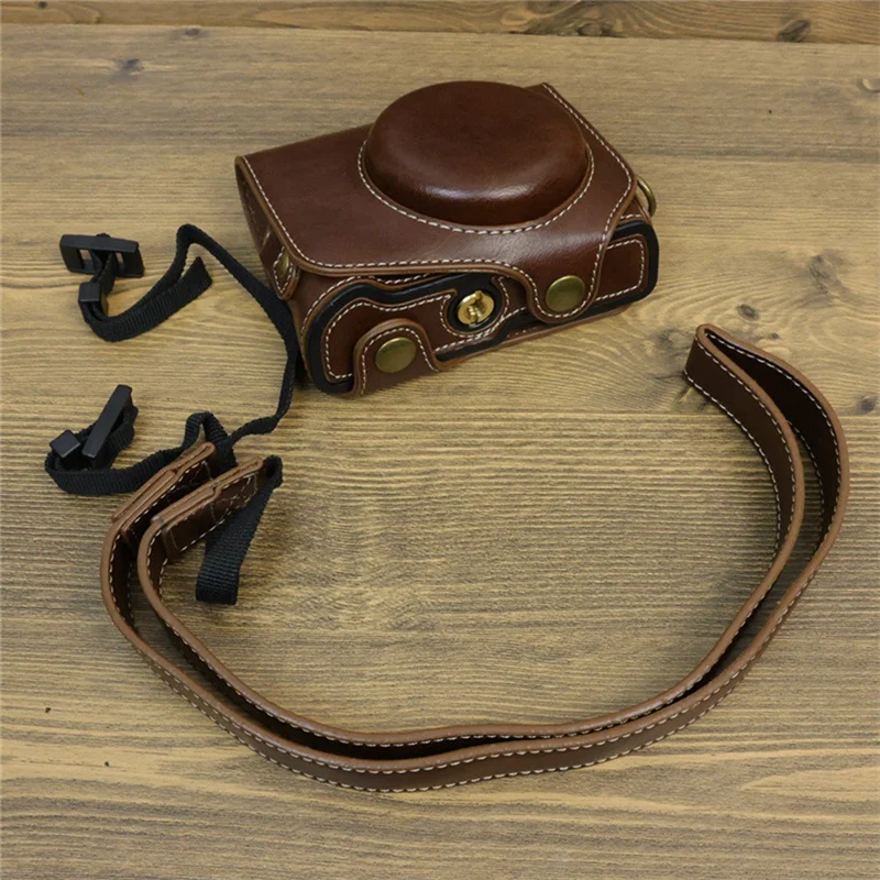 Y45A-PU Leather Camera Bag Camera Bag Leather Case With Shoulder Strap For Canon Powershot G7x Mark Ii / G7x Mark Iii C
Y45A-PU Leather Camera Bag Camera Bag Leather Case With Shoulder Strap For Canon Powershot G7x Mark Ii / G7x Mark Iii C