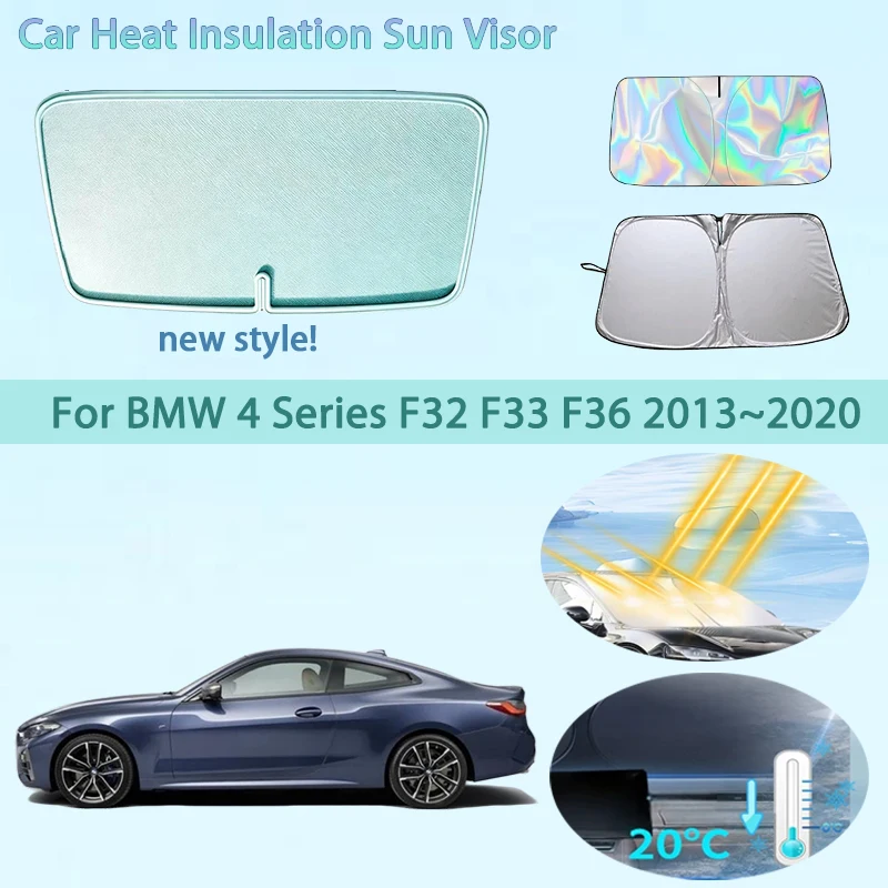 Car Front Windshield Sunshade Heat Insulation Sun Visor Summer Cooling Auto Accessories For BMW 4 Series F32 F33 F36 2013~2020
Car Front Windshield Sunshade Heat Insulation Sun Visor Summer Cooling Auto Accessories For BMW 4 Series F32 F33 F36 2013~2020