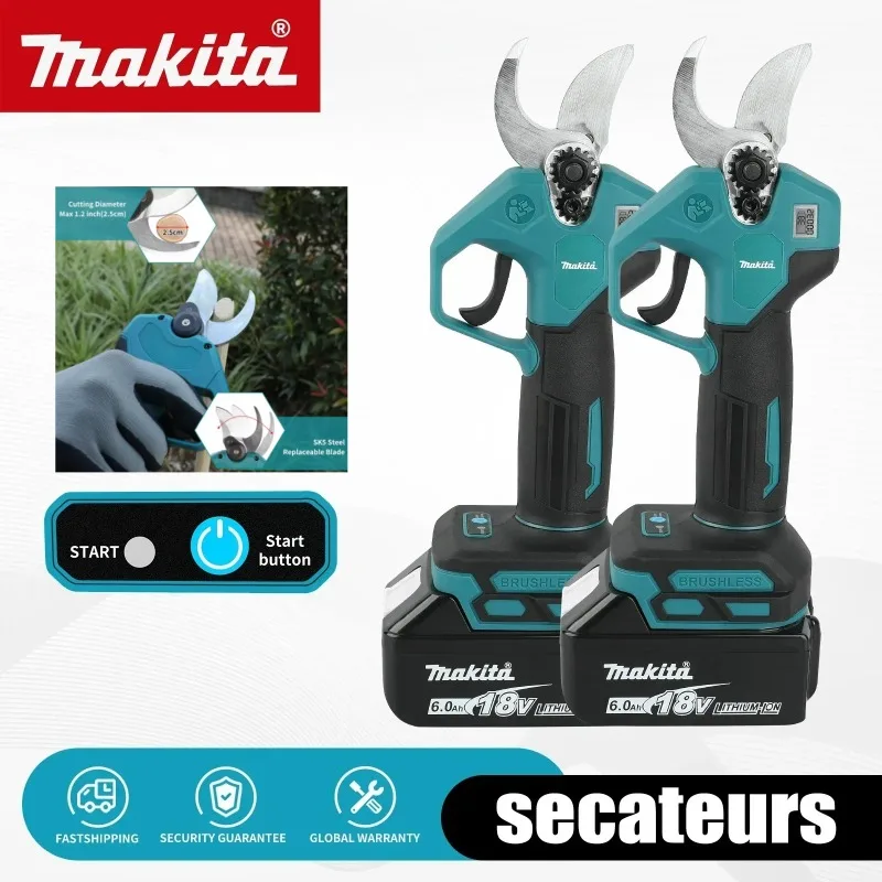 Makita 18V Brushless Cordless Pruning Shears:Perfect Tool for Easy and Accurate Fruit Tree&Branch Trimming in Gardens
Makita 18V Brushless Cordless Pruning Shears:Perfect Tool for Easy and Accurate Fruit Tree&Branch Trimming in Gardens