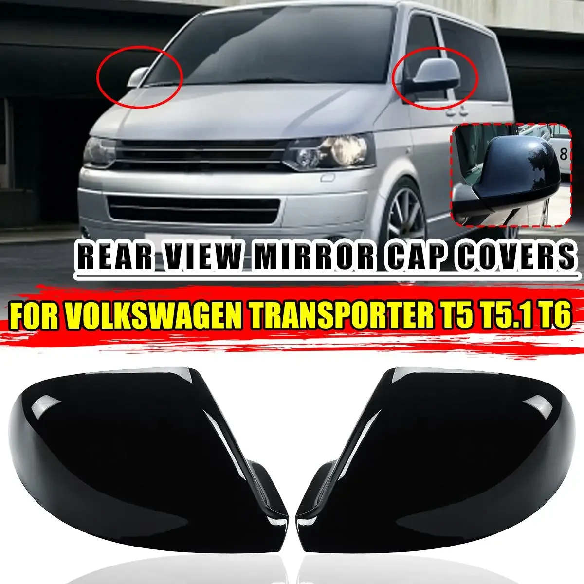 2 шт., Сменные крышки для зеркала заднего вида Volkswagen Transporter T5 T5.1 T6
2 шт., Сменные крышки для зеркала заднего вида Volkswagen Transporter T5 T5.1 T6