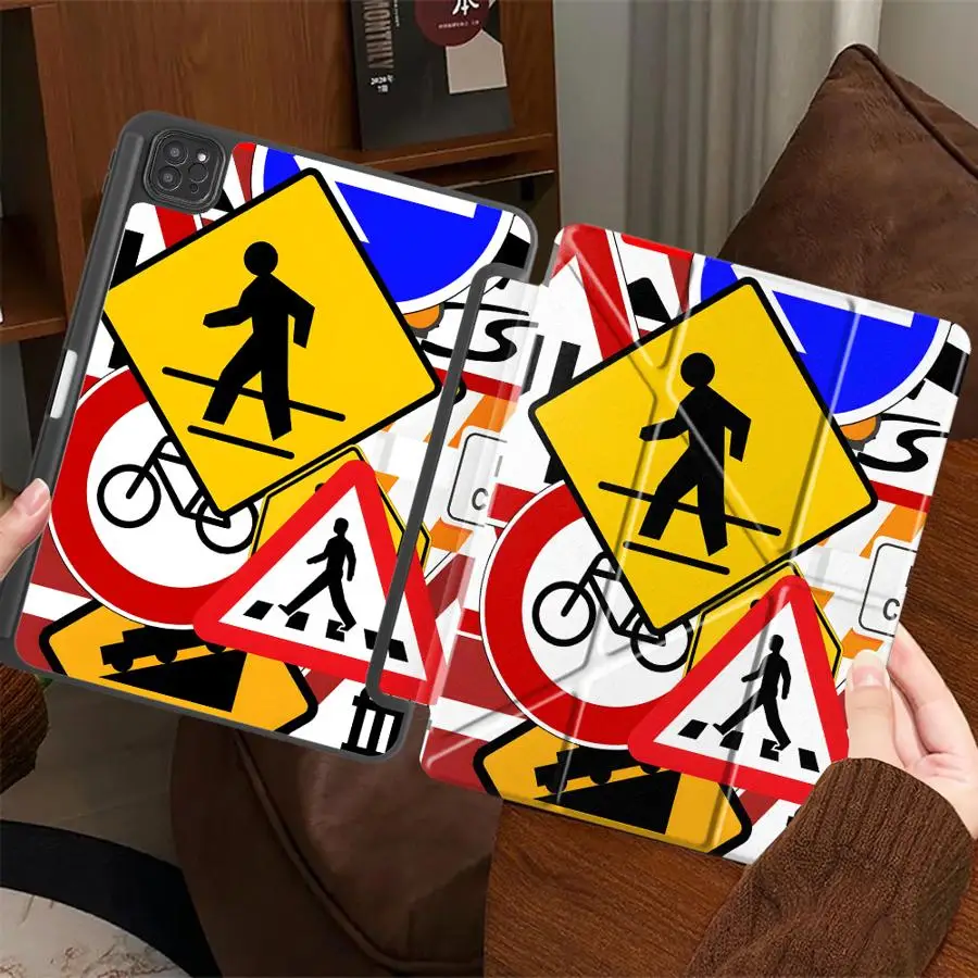 Road Sign Pattern Holder Cover Tablet Case For iPad Pro 11th 10th 9th 8th 7th 12.9inch 2025 Air 4 5 M3 M2 1 2 M4 11inch Mini
Road Sign Pattern Holder Cover Tablet Case For iPad Pro 11th 10th 9th 8th 7th 12.9inch 2025 Air 4 5 M3 M2 1 2 M4 11inch Mini