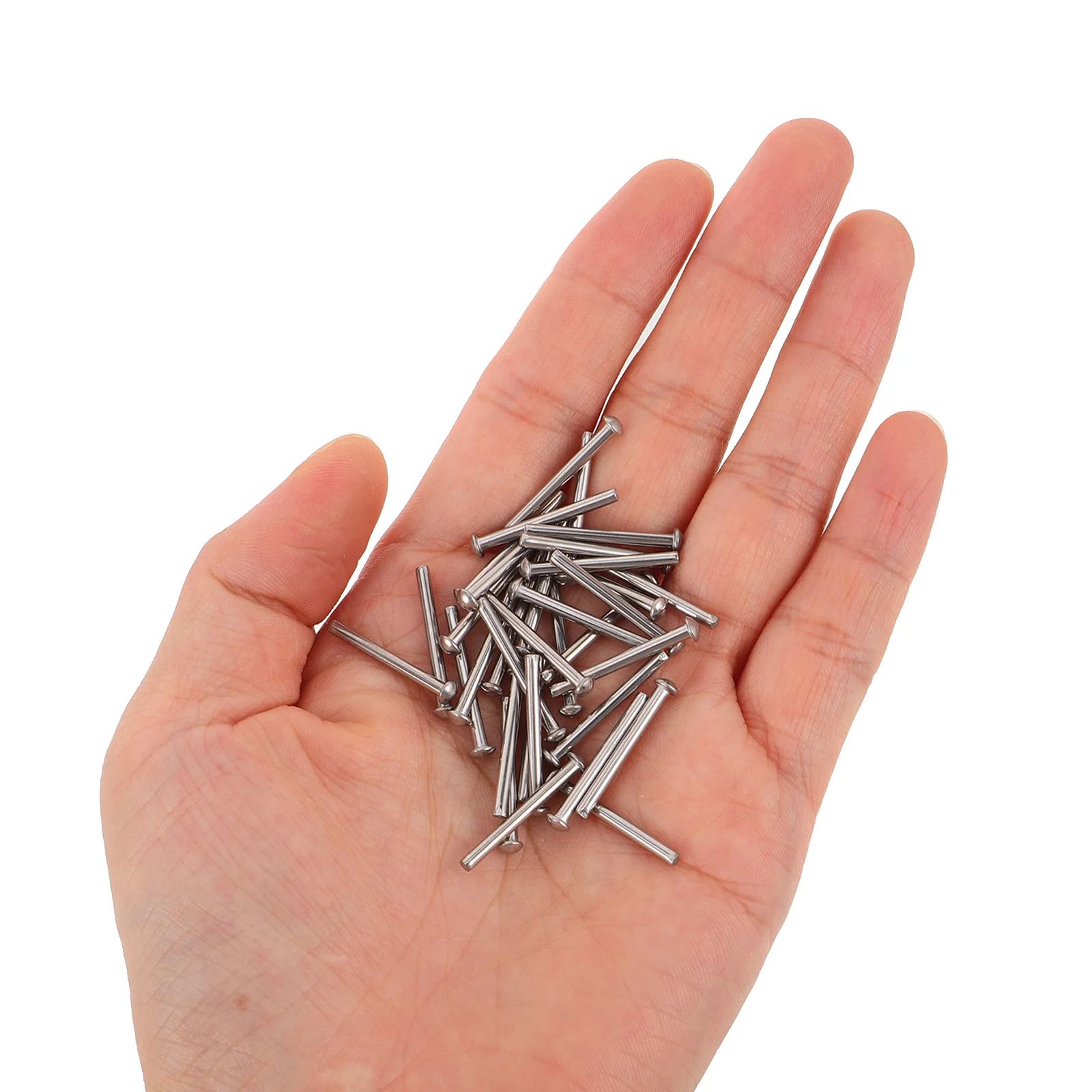 200pcs Solid Set Stainless Steel Dome Rivet For Metal Head Rivets For Diy Crafts Wood Metal Repair Sturdy Fasteners Kit
200pcs Solid Set Stainless Steel Dome Rivet For Metal Head Rivets For Diy Crafts Wood Metal Repair Sturdy Fasteners Kit