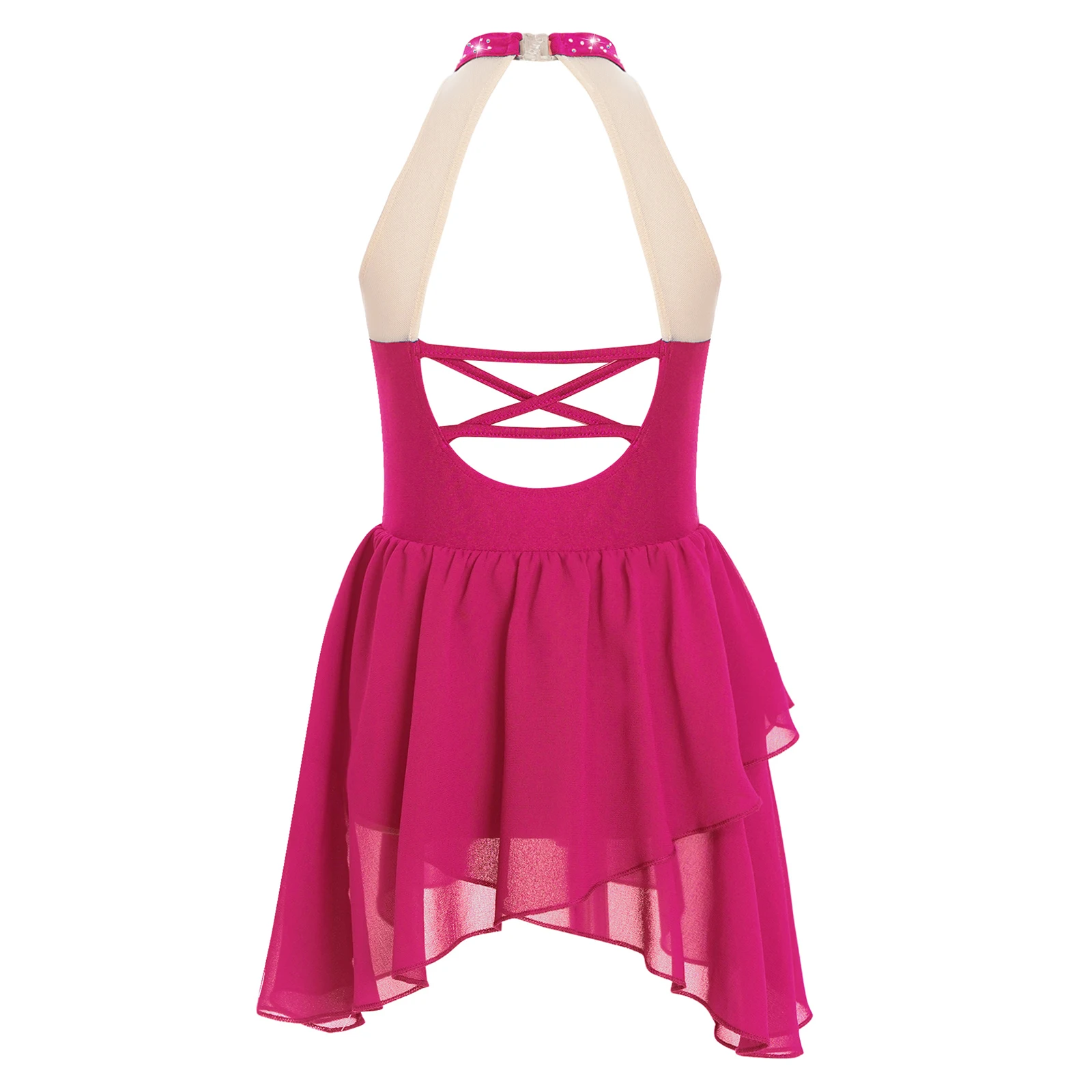 Kids Girls Shiny Rhinestone Ballet Dance Dress Gymnastics Leotard Lyrical Modern Costume Open Back Irregular Hem Dress Dancewear
Kids Girls Shiny Rhinestone Ballet Dance Dress Gymnastics Leotard Lyrical Modern Costume Open Back Irregular Hem Dress Dancewear