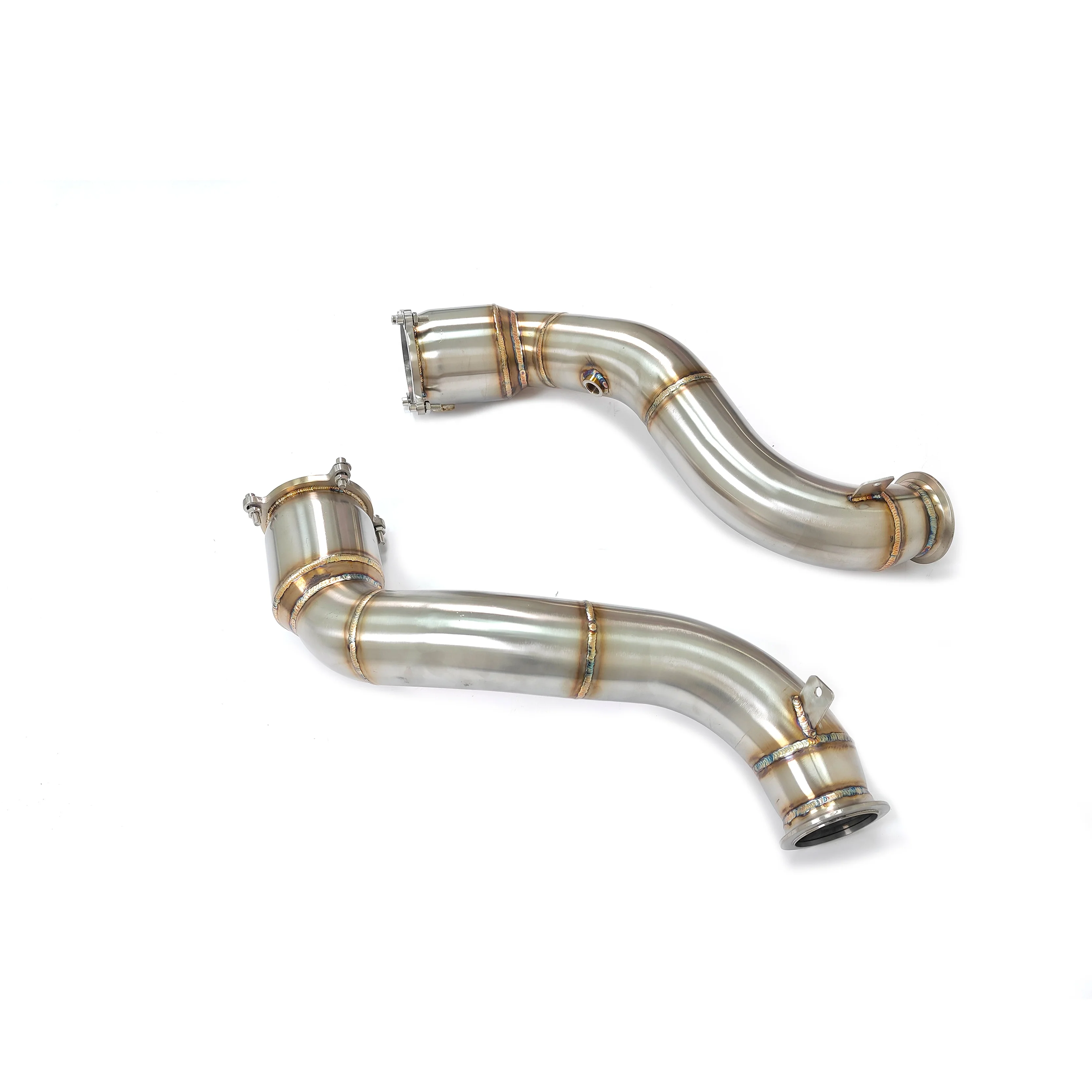 CSZ exhaust downpipes for Mclaren 720S 4.0T polished surface downpipe straight pipes
CSZ exhaust downpipes for Mclaren 720S 4.0T polished surface downpipe straight pipes