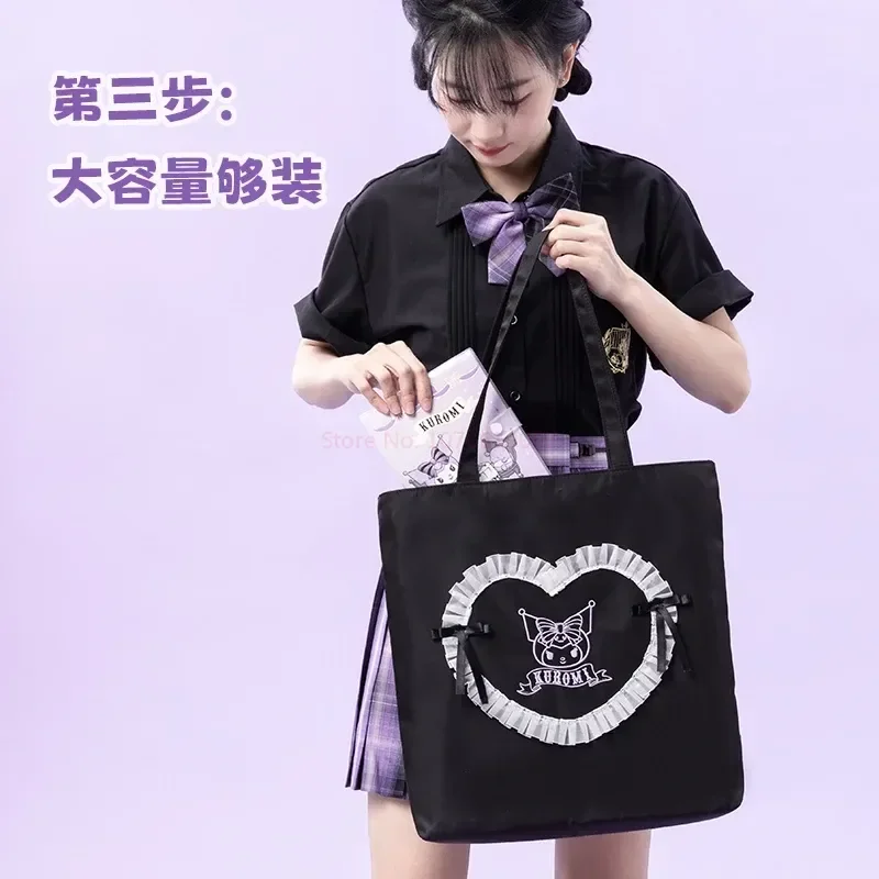 В наличии Miniso Sanrio серия Kuromi кружевная сумка для покупок крутая Милая нейлоновая модная Диабло подарок
В наличии Miniso Sanrio серия Kuromi кружевная сумка для покупок крутая Милая нейлоновая модная Диабло подарок