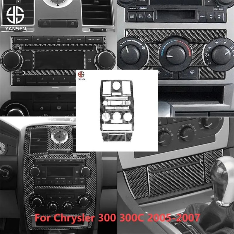 Car Center Air Vent Frame Panel Decoration Carbon Fiber Cover Sticker For Chrysler 300 2005-2007 Car Interior Accessories
Car Center Air Vent Frame Panel Decoration Carbon Fiber Cover Sticker For Chrysler 300 2005-2007 Car Interior Accessories