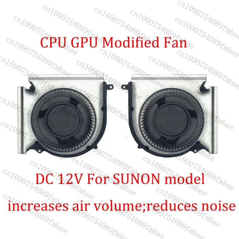 CPU GPU Modified Fan For MSI Raider GE66 Deluxe Edition 12U 12UH 12UHS 12UGS DC 12V increases air volume and reduces noise New
CPU GPU Modified Fan For MSI Raider GE66 Deluxe Edition 12U 12UH 12UHS 12UGS DC 12V increases air volume and reduces noise New