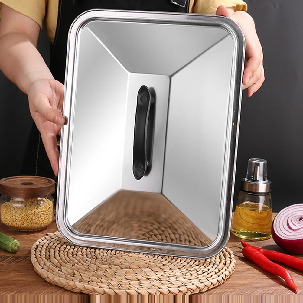 2Pcs StainlessSteelCover GrilledFish HeavyDuty KitchenGadgets Oilproof DishProtector Restaurant
2Pcs StainlessSteelCover GrilledFish HeavyDuty KitchenGadgets Oilproof DishProtector Restaurant