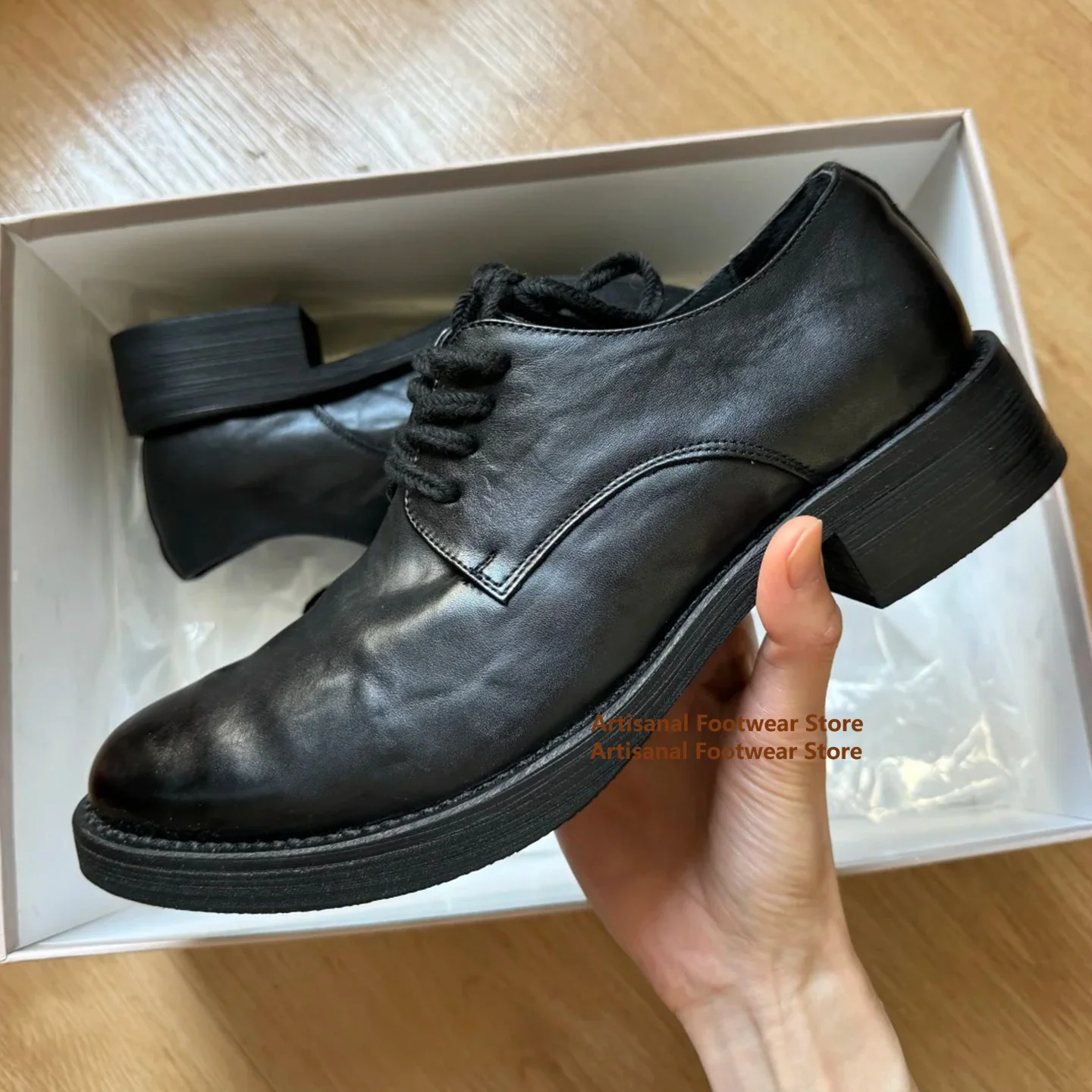 Black Lace-Up Oxford Shoes for Men Office & Wedding Luxury Black Genuine Leather Derby Shoes Men's Business Casual Footwear
Black Lace-Up Oxford Shoes for Men Office & Wedding Luxury Black Genuine Leather Derby Shoes Men's Business Casual Footwear