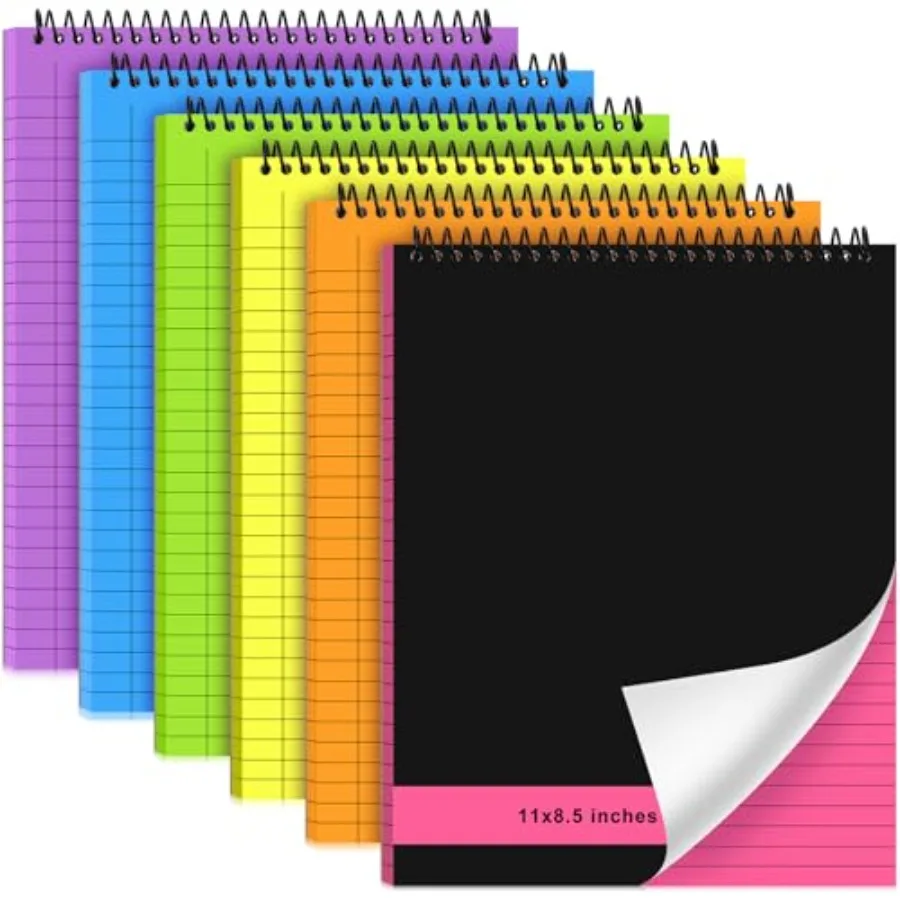 Pcs Legal Pad Top Spiral Bound tebook 70 Sheets Double Sided College Ruled Paper tepad Memo Ste Pad with Stiff Cover for Busine
Pcs Legal Pad Top Spiral Bound tebook 70 Sheets Double Sided College Ruled Paper tepad Memo Ste Pad with Stiff Cover for Busine