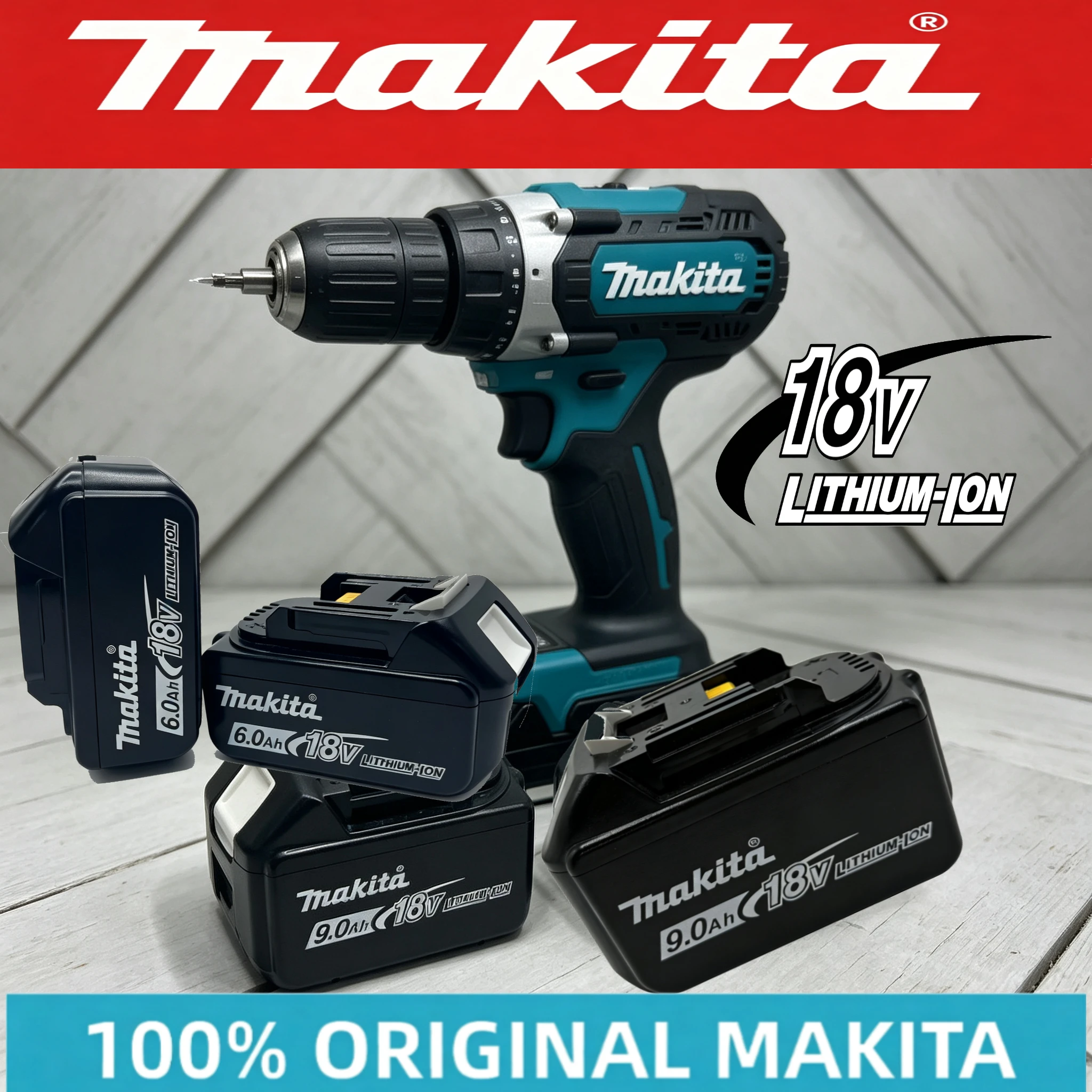 High Density 18V Lithium Battery For Genuine Makita BL1840 BL1850 BL1860B, DTW700 Impact Wrench Trailer & Wheel Repair
High Density 18V Lithium Battery For Genuine Makita BL1840 BL1850 BL1860B, DTW700 Impact Wrench Trailer & Wheel Repair