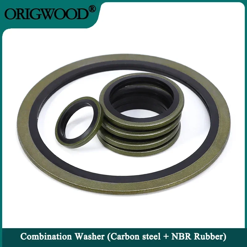 Washer Seal M5 M6 M8 M10 M12 M14 M16 M18 M20~M60 Bonded Washer Metal Rubber Oil Drain Plug Gasket Sealing O Ring Assortment Set
Washer Seal M5 M6 M8 M10 M12 M14 M16 M18 M20~M60 Bonded Washer Metal Rubber Oil Drain Plug Gasket Sealing O Ring Assortment Set