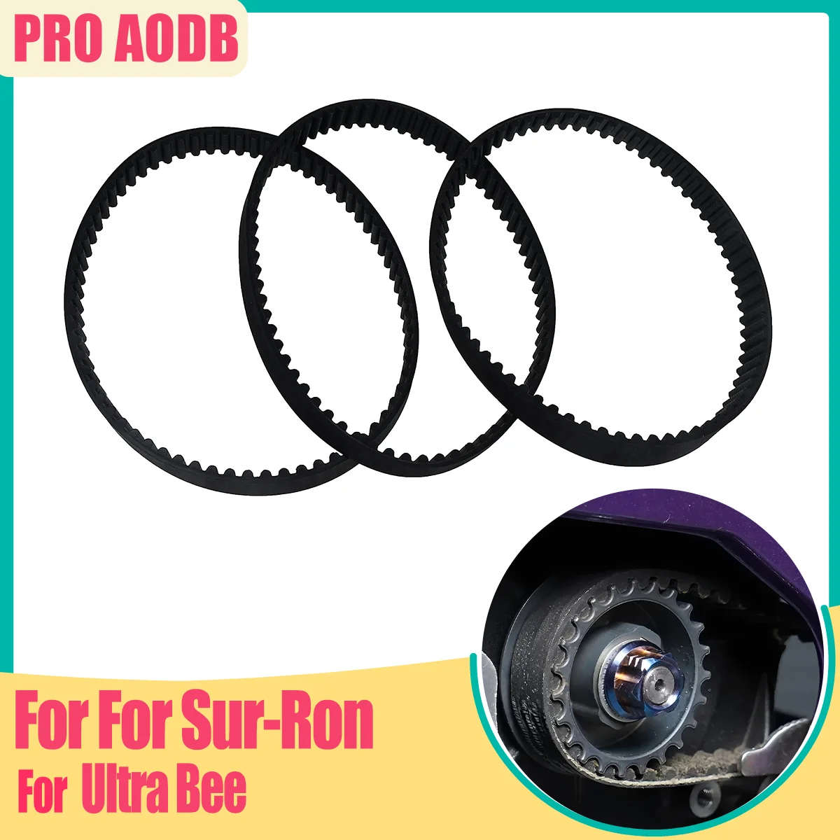 For Sur-Ron Lightbee S X Motorcycle belt drive belt E-Bike gearbox Belt transmission universal 560-8M electric dirt bike
For Sur-Ron Lightbee S X Motorcycle belt drive belt E-Bike gearbox Belt transmission universal 560-8M electric dirt bike