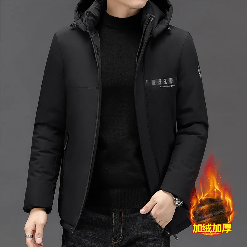 Warm Jacket Brand Winter Windproof Men's Parkas New Men's Cotton Middle-aged and Elderly Fathers Business Leisure Plush Clothing
Warm Jacket Brand Winter Windproof Men's Parkas New Men's Cotton Middle-aged and Elderly Fathers Business Leisure Plush Clothing