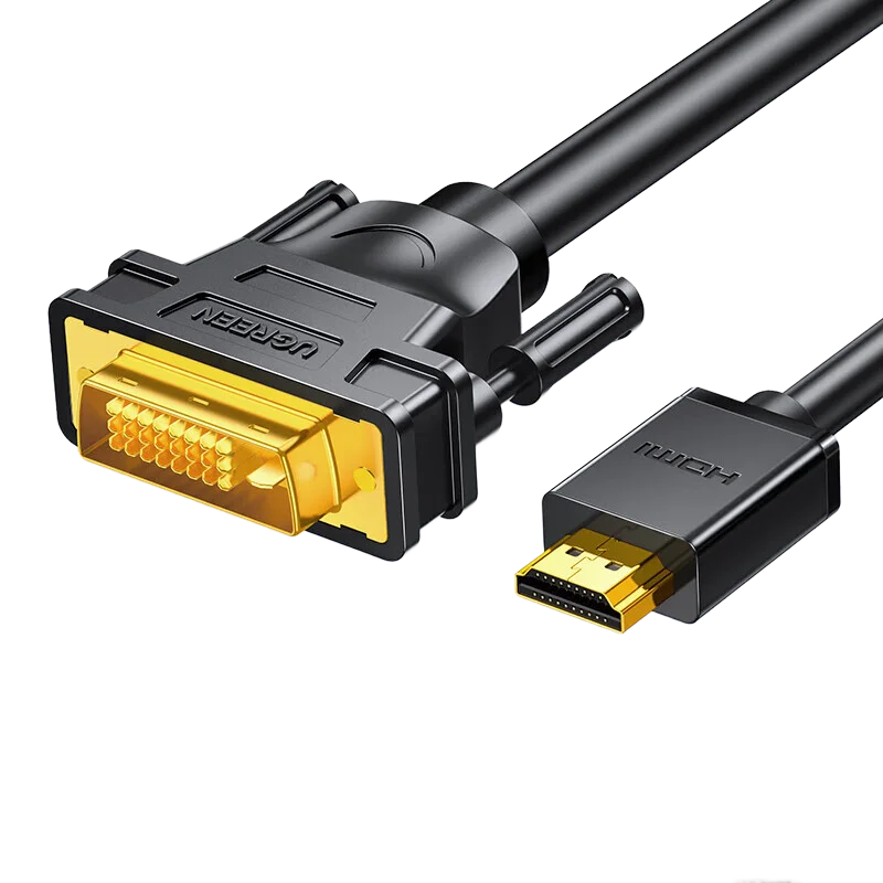 UGREEN HD-MI to DVI Version 1.4 High Definition Cable Male to Male 4K Video Cable
UGREEN HD-MI to DVI Version 1.4 High Definition Cable Male to Male 4K Video Cable
