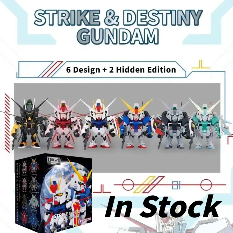 В наличии: Оригинальные коллекционные фигурки QMSV MINI STRIKE & DESTINY из аниме, в слепых коробках, с подвижными суставами, модель игрушки
В наличии: Оригинальные коллекционные фигурки QMSV MINI STRIKE & DESTINY из аниме, в слепых коробках, с подвижными суставами, модель игрушки
