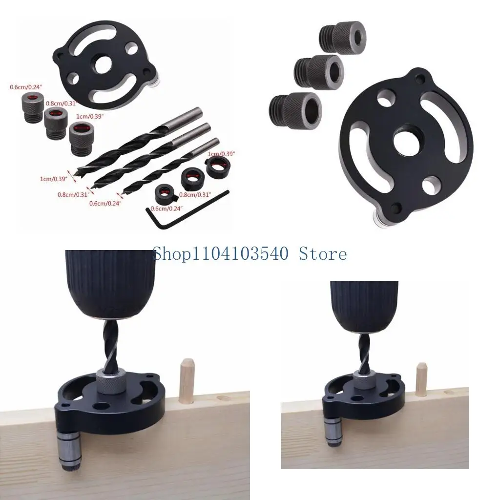 02DC 6/8/10mm Self-centering Woodworking Doweling Jig Drill Guide Dowel Puncher
02DC 6/8/10mm Self-centering Woodworking Doweling Jig Drill Guide Dowel Puncher