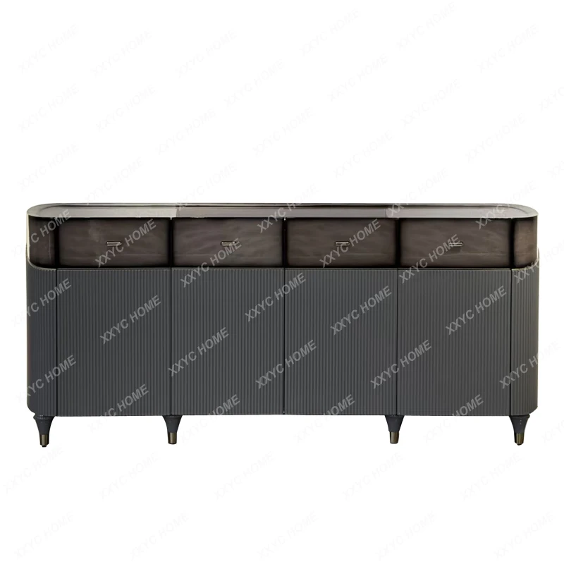 Y Italian light luxury dining side cabinet modern simple living room locker integrated entrance cabinet against the wall
Y Italian light luxury dining side cabinet modern simple living room locker integrated entrance cabinet against the wall