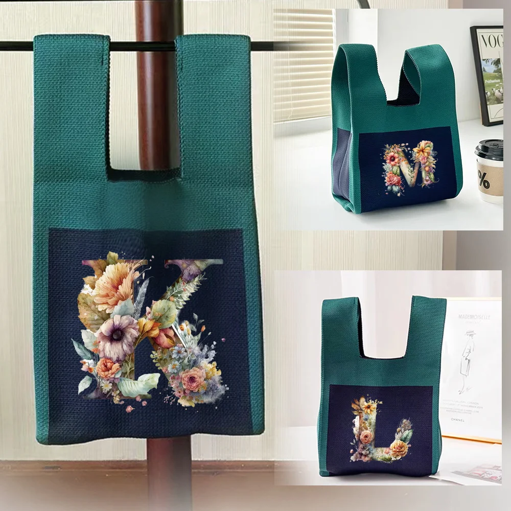 Knitted Yarn Storage Bag Crochet Bag Handbag Floral Letter Top-handle Bags Portable Shopping Storage Practical Malist Tote
Knitted Yarn Storage Bag Crochet Bag Handbag Floral Letter Top-handle Bags Portable Shopping Storage Practical Malist Tote