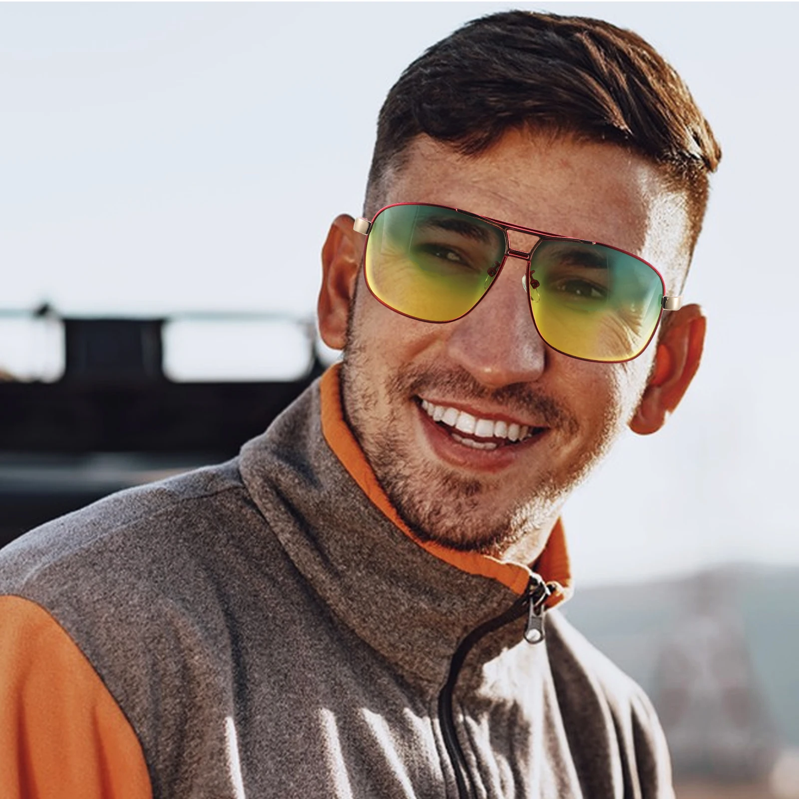 Night Vision Polarized Sunglasses UV400 Protection Driving Fishing Sport Shades Mens Cycling Glasses Outdoor Fitness Accessories
Night Vision Polarized Sunglasses UV400 Protection Driving Fishing Sport Shades Mens Cycling Glasses Outdoor Fitness Accessories
