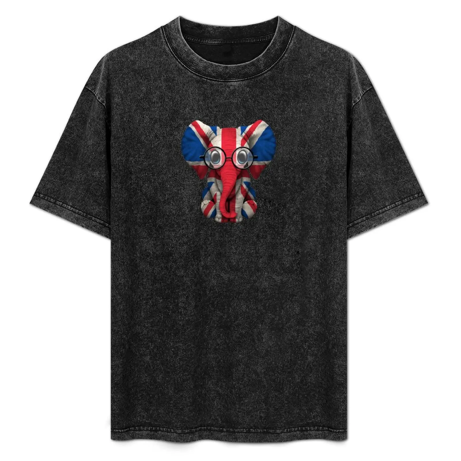 Baby Elephant with Glasses and Union Jack British Flag T-Shirt No Iron Casual Short Sleeve Top
Baby Elephant with Glasses and Union Jack British Flag T-Shirt No Iron Casual Short Sleeve Top
