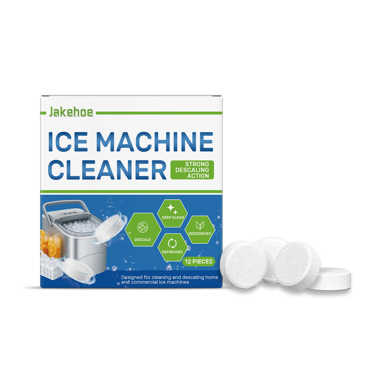 Ice Maker Cleaning Tablets, Used For Daily Household Gentle Cleaning And Care Of Ice Makers To Remove Scale And Odor
Ice Maker Cleaning Tablets, Used For Daily Household Gentle Cleaning And Care Of Ice Makers To Remove Scale And Odor