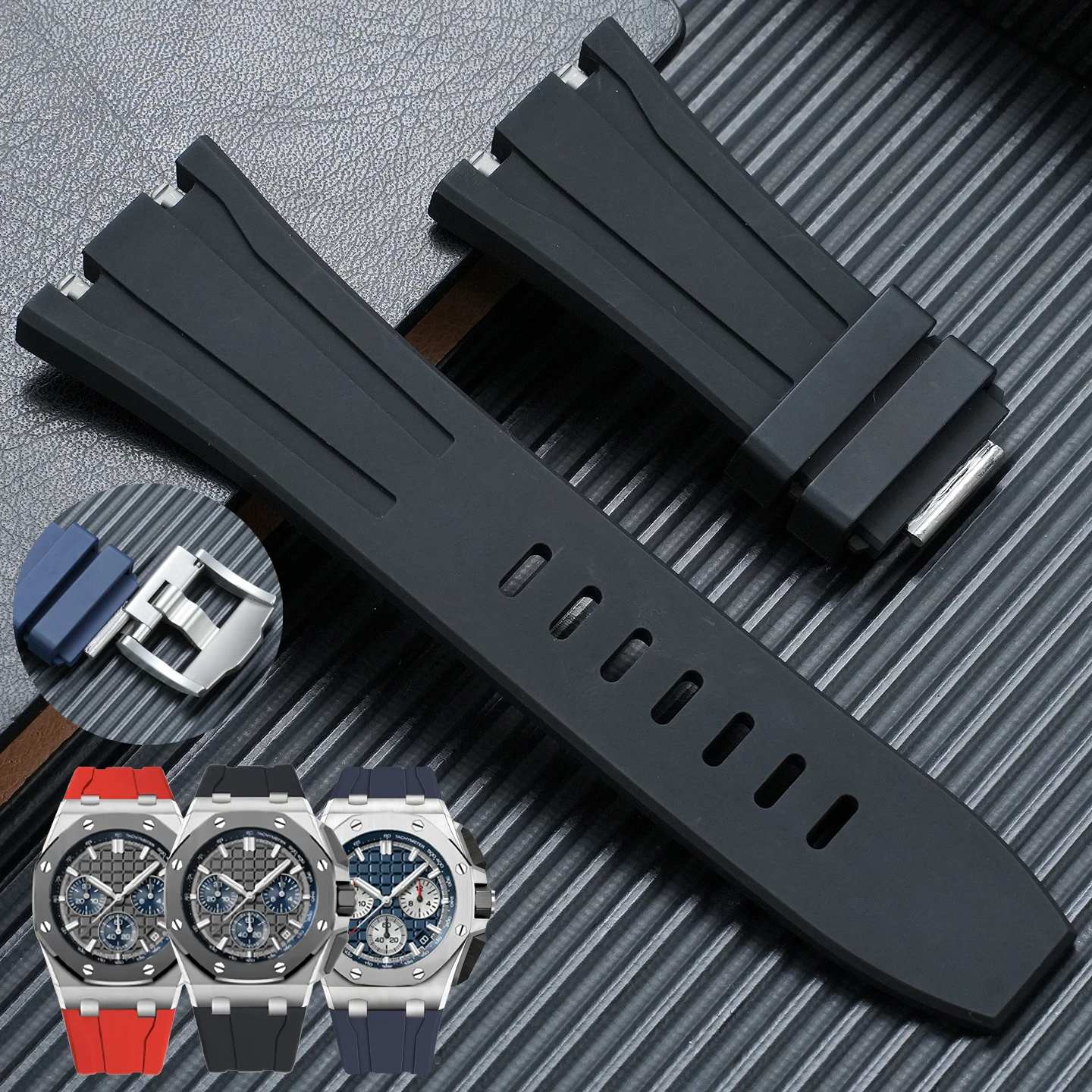 For Audemars Piguet AP26420 Royal Oak Offshore Collection 30mm Quick-Release Fluorocarbon Original Watch Strap
For Audemars Piguet AP26420 Royal Oak Offshore Collection 30mm Quick-Release Fluorocarbon Original Watch Strap