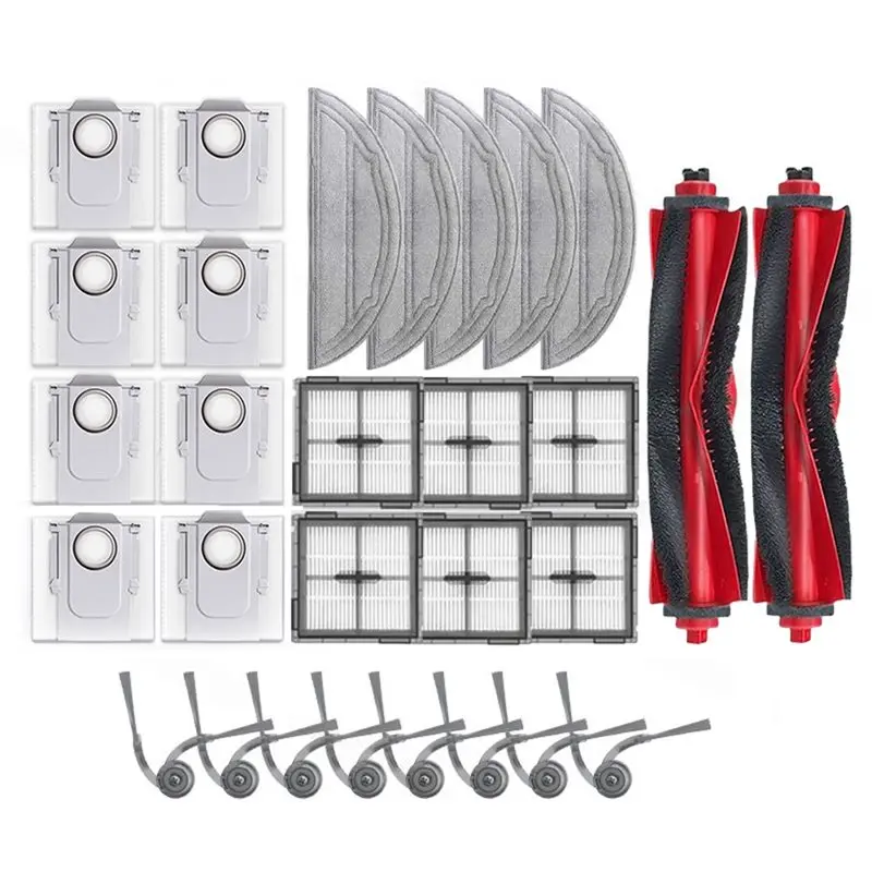 A69T Robot Spare Parts For Roborock Q10 S5+ /Q10 V+ /Q10 S5/Q10 V- Main Brush, Side Brush, Hepa Filter, Mop Cloth& Dust Bag
A69T Robot Spare Parts For Roborock Q10 S5+ /Q10 V+ /Q10 S5/Q10 V- Main Brush, Side Brush, Hepa Filter, Mop Cloth& Dust Bag