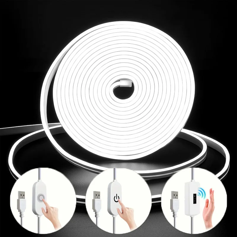 5 В светодиодная неоновая лента USB датчик ручного сканирования/сенсорный переключатель/управление кнопочным переключателем водонепроницаемая гибкая светодиодная лента для домашнего освещения
5 В светодиодная неоновая лента USB датчик ручного сканирования/сенсорный переключатель/управление кнопочным переключателем водонепроницаемая гибкая светодиодная лента для домашнего освещения