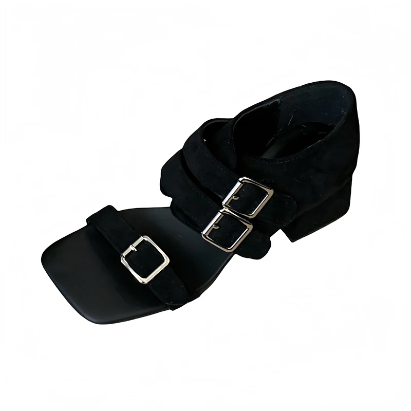 Black Chunky Heels Sandals Woman Belt Buckle Summer Shoes Brown Square Heels Ladies Shoes Punk Sandales Femme
Black Chunky Heels Sandals Woman Belt Buckle Summer Shoes Brown Square Heels Ladies Shoes Punk Sandales Femme
