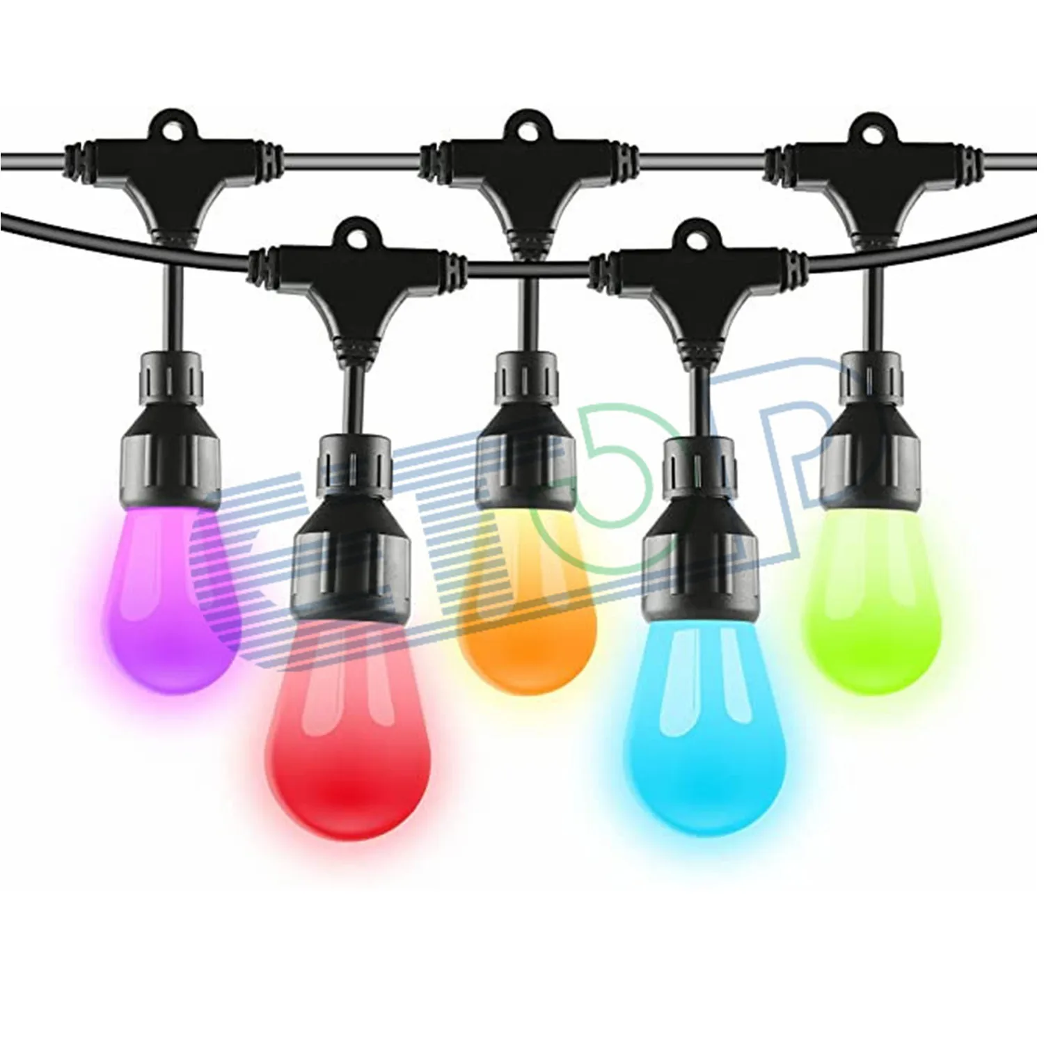 LED String Lights Outdoor, Heavy-Duty Edison Lights 25 FT Smart Patio Lights Waterproof Colorful Change String Bulbs For Garden
LED String Lights Outdoor, Heavy-Duty Edison Lights 25 FT Smart Patio Lights Waterproof Colorful Change String Bulbs For Garden