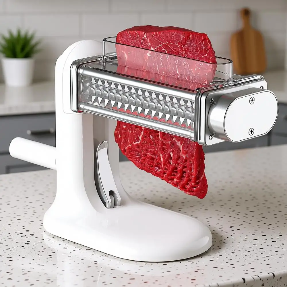 Manual Meat Tenderizer Tool, Stainless Steel Gear, Steak Latten Cuber, Rolling Meat Poultry Tenderizer, Kitchen Tool
Manual Meat Tenderizer Tool, Stainless Steel Gear, Steak Latten Cuber, Rolling Meat Poultry Tenderizer, Kitchen Tool