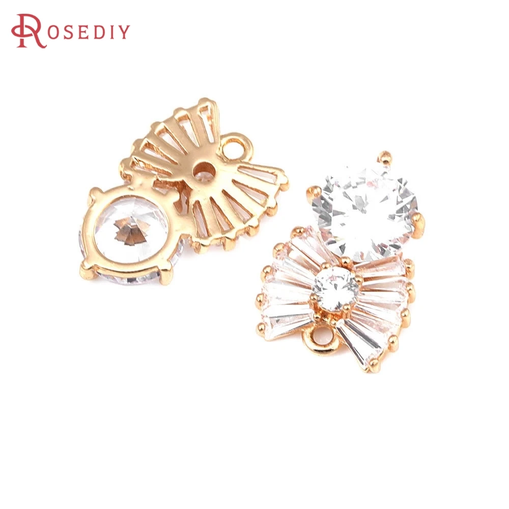 6PCS 18K Gold Color Brass Zircon Bow-knot Charms Pendants High Quality Jewelry Making Necklace Earrings Accessories for Women
6PCS 18K Gold Color Brass Zircon Bow-knot Charms Pendants High Quality Jewelry Making Necklace Earrings Accessories for Women