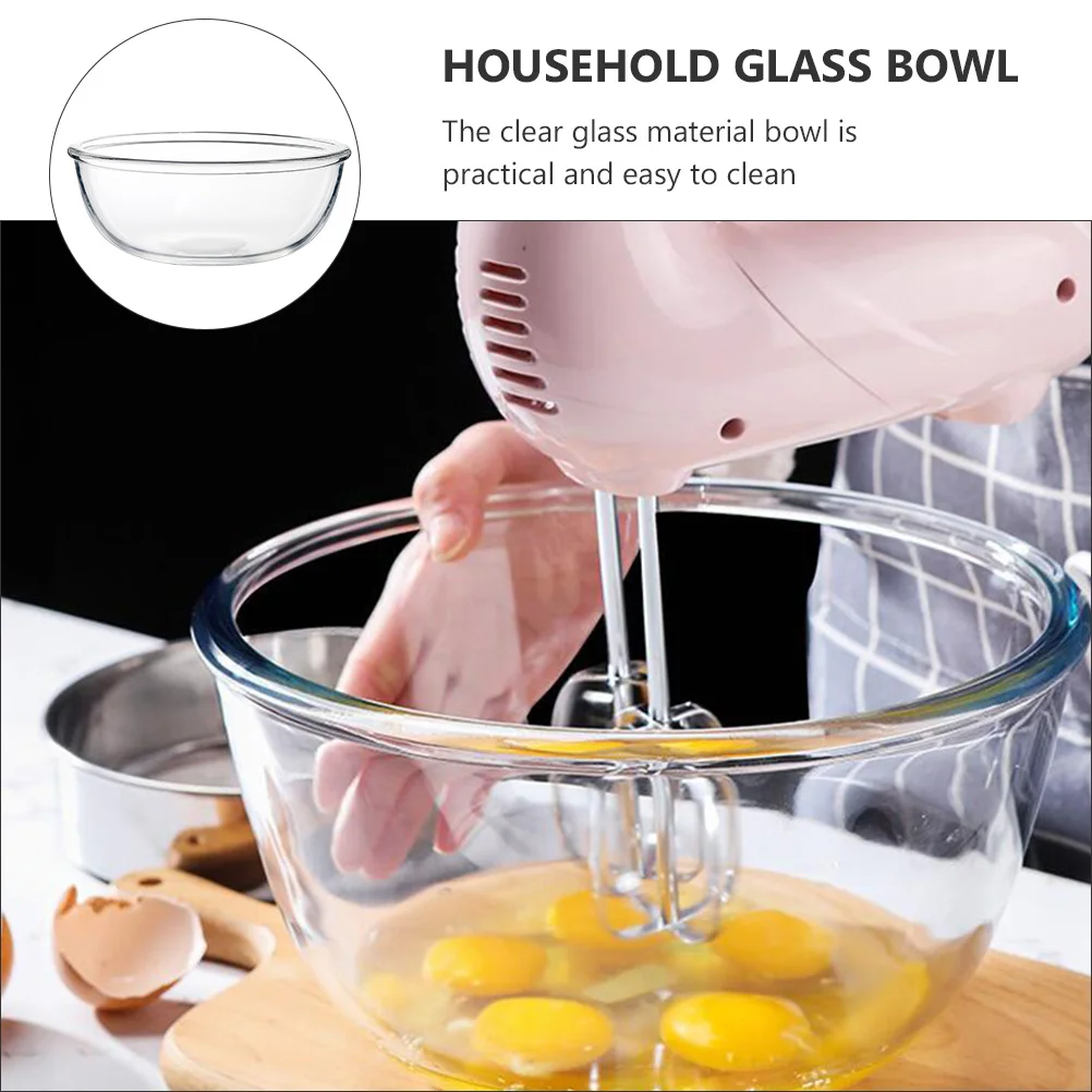 2Pcs Glass Salad Bowl Clear Smooth Rim for Fruit Dessert Rice Food Storage Household Kitchen Tableware
2Pcs Glass Salad Bowl Clear Smooth Rim for Fruit Dessert Rice Food Storage Household Kitchen Tableware