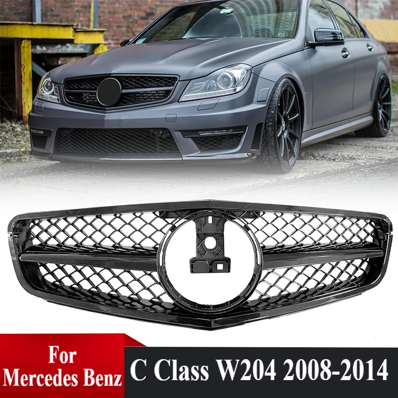 Передняя решетка в стиле AMG для Mercedes Benz C-Class W204 C180 C200 C230 C250 C300 C350 2008-2014, верхняя решетка бампера, решетка капота автомобиля
Передняя решетка в стиле AMG для Mercedes Benz C-Class W204 C180 C200 C230 C250 C300 C350 2008-2014, верхняя решетка бампера, решетка капота автомобиля