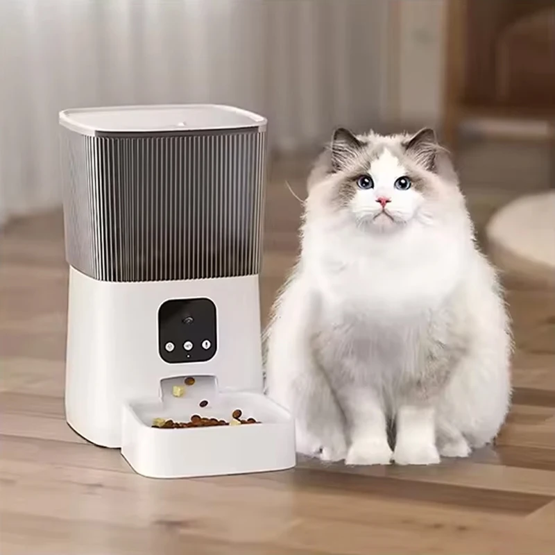 New Smart Wifi Slow Auto Dog Cat Smart Pet Feeder Wifi Mobile Phone App Remote Control Microchip Automatic Pet Feeder With 7L
New Smart Wifi Slow Auto Dog Cat Smart Pet Feeder Wifi Mobile Phone App Remote Control Microchip Automatic Pet Feeder With 7L