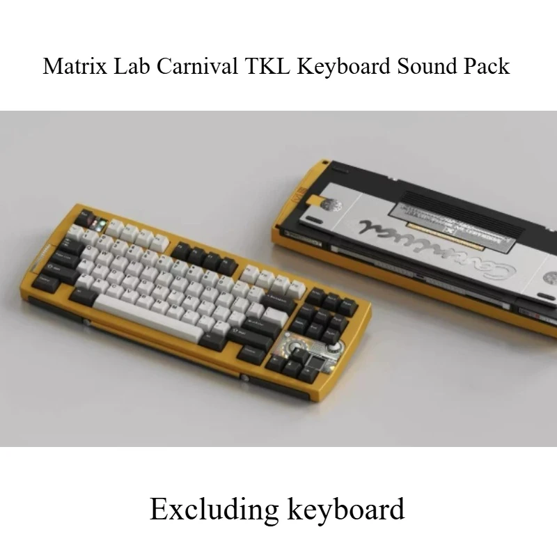 Matrix Lab Carnival TKL Keyboard Sound Pack Custom Poron Sandwich Cotton PET Voice Actor Pad for Mechanical Keyboard Accessories
Matrix Lab Carnival TKL Keyboard Sound Pack Custom Poron Sandwich Cotton PET Voice Actor Pad for Mechanical Keyboard Accessories