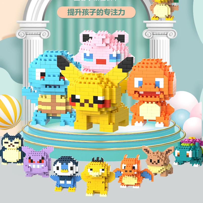 Строительные блоки Покемон Генгар, экшн-персонаж мультфильма Пикачу Чаризард, модель строительного блока для мальчиков и девочек, подарки на день рождения
Строительные блоки Покемон Генгар, экшн-персонаж мультфильма Пикачу Чаризард, модель строительного блока для мальчиков и девочек, подарки на день рождения