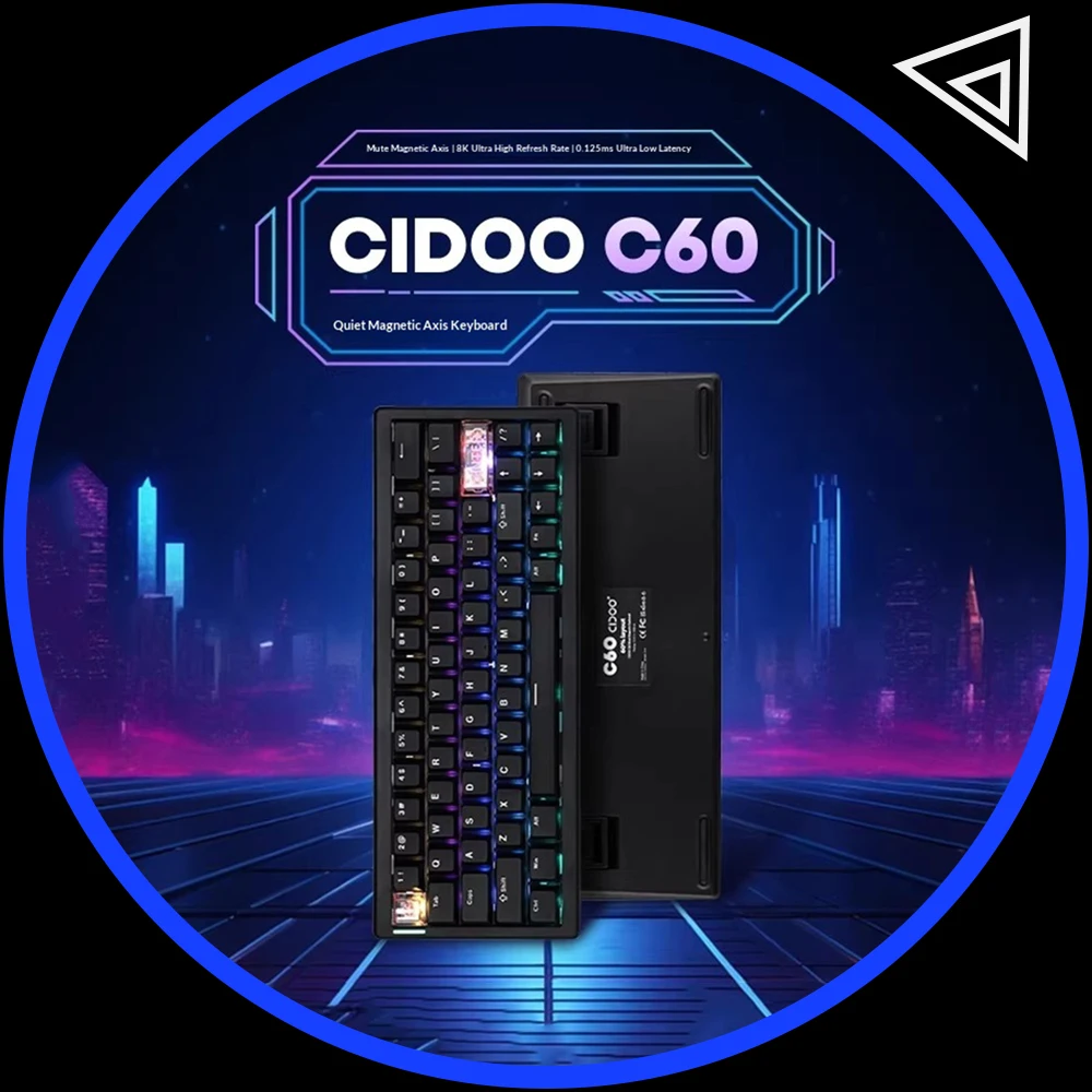 Механическая игровая клавиатура CIDOO C60 с магнитными переключателями, точностью 8 кГц, откликом 0.01 мм, низкой задержкой, RGB-подсветкой, Gasket-креплением, возможностью горячей замены, аксессуары для ПК, подарок
Механическая игровая клавиатура CIDOO C60 с магнитными переключателями, точностью 8 кГц, откликом 0.01 мм, низкой задержкой, RGB-подсветкой, Gasket-креплением, возможностью горячей замены, аксессуары для ПК, подарок