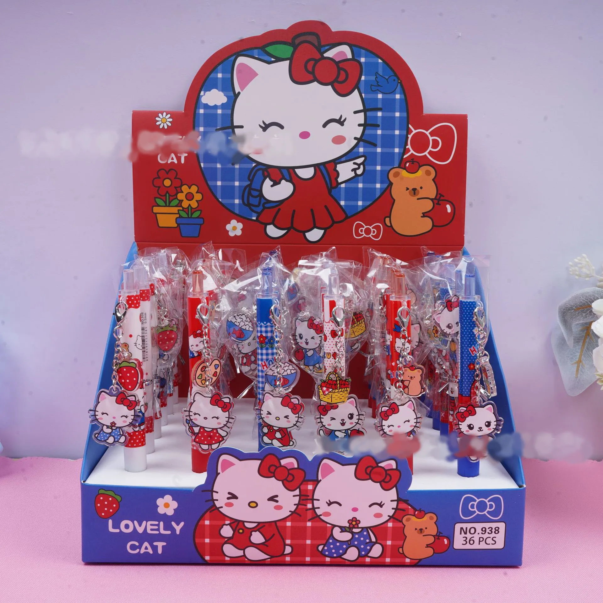 Новая модель ручки-подвески Hello Kitty, гелевая, 0,5 мм, черные чернила, нейтральные ручки, рекламный подарок, канцелярские принадлежности для офиса и школы
Новая модель ручки-подвески Hello Kitty, гелевая, 0,5 мм, черные чернила, нейтральные ручки, рекламный подарок, канцелярские принадлежности для офиса и школы