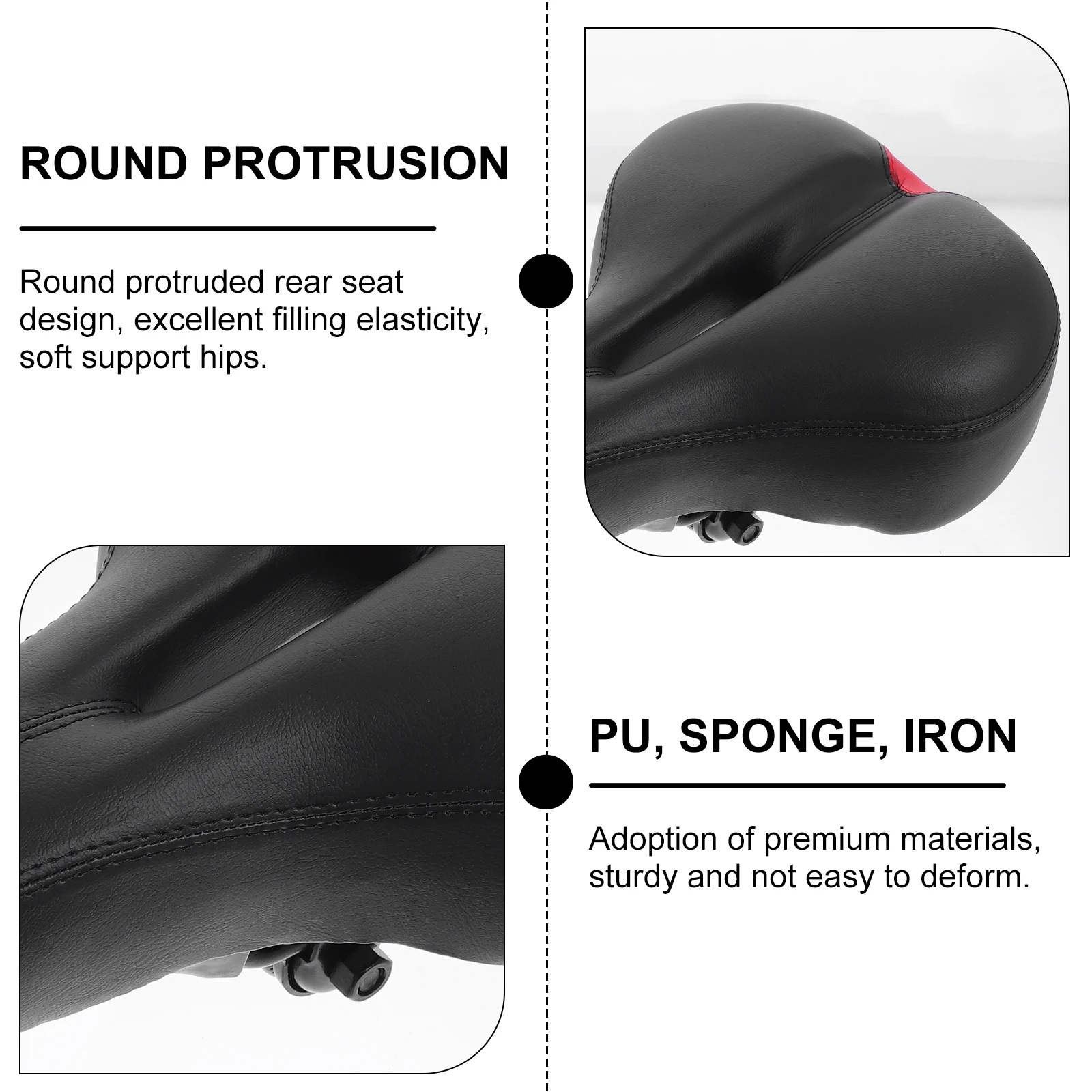 1pc Comfort Ergonomic Stationary Bike Saddle Cycling Seat Cushion Indoor Fitness Workout Replacement Home Gym Cycling Saddle
1pc Comfort Ergonomic Stationary Bike Saddle Cycling Seat Cushion Indoor Fitness Workout Replacement Home Gym Cycling Saddle