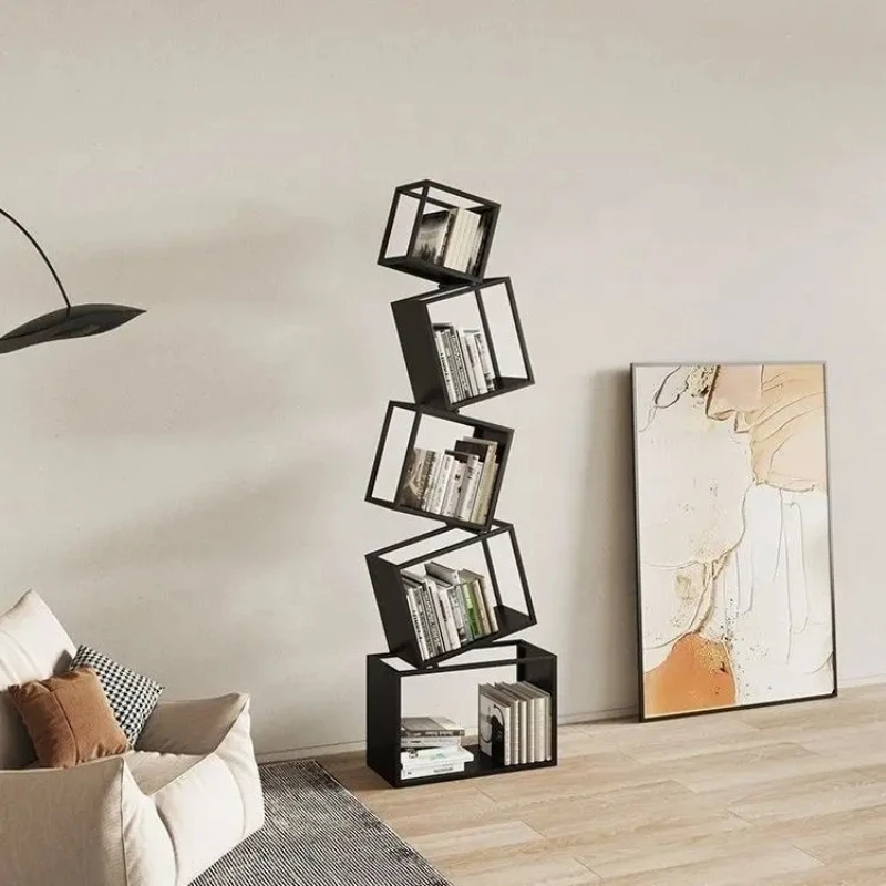 Iron Frame Bookshelf Home Decor Furniture Bookrack Floor Movable Vertical Bookcase Multi-layer Corner Display Stand Storage Rack
Iron Frame Bookshelf Home Decor Furniture Bookrack Floor Movable Vertical Bookcase Multi-layer Corner Display Stand Storage Rack
