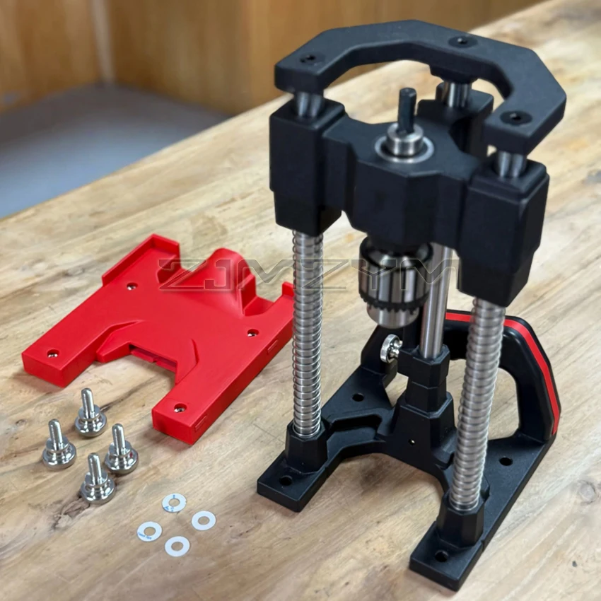 Vertical Drilling Guide with Scale Aluminum Alloy Drill Stand for Woodworking Clamping Range 1–10mm
Vertical Drilling Guide with Scale Aluminum Alloy Drill Stand for Woodworking Clamping Range 1–10mm