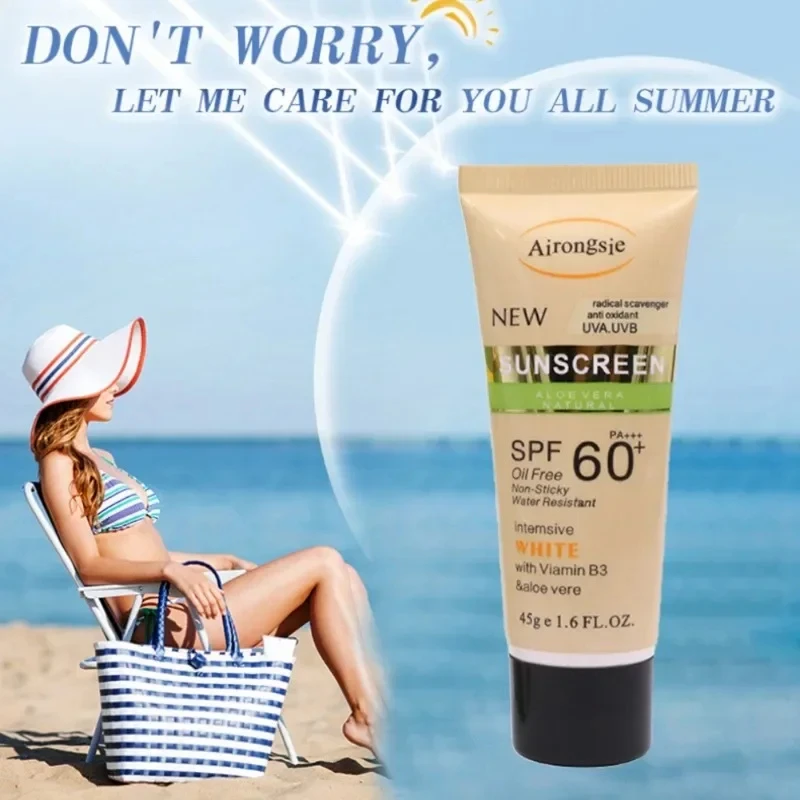 Disaar SPF 60 Facial Body Sunscreen Brightening Sun Cream Sunblock Skin Protective Cream Anti-Aging Oil-control Moisturizing
Disaar SPF 60 Facial Body Sunscreen Brightening Sun Cream Sunblock Skin Protective Cream Anti-Aging Oil-control Moisturizing