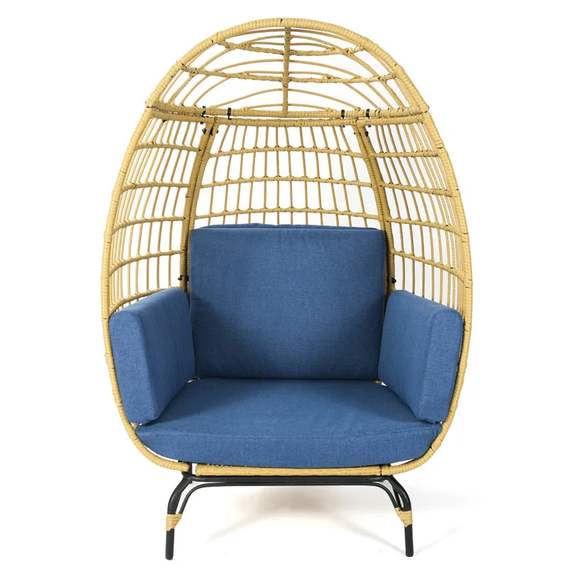 Open-air outdoor balcony leisure egg chair rattan European-style homestay vacation leisure chair
Open-air outdoor balcony leisure egg chair rattan European-style homestay vacation leisure chair