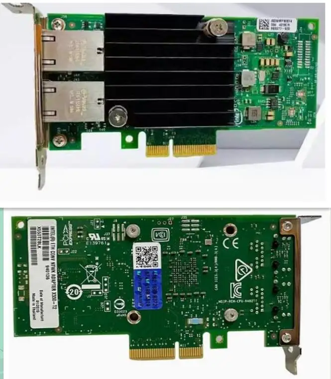 Adapter card for Intel X550-T2 10G RJ45 dual ports Ethernet Server Adapter Network
Adapter card for Intel X550-T2 10G RJ45 dual ports Ethernet Server Adapter Network
